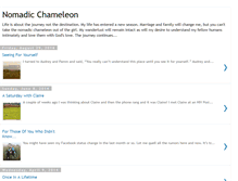 Tablet Screenshot of nomadicchameleon.blogspot.com