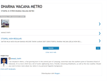 Tablet Screenshot of dharmawacana.blogspot.com