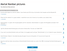 Tablet Screenshot of mortalkombatpictures.blogspot.com