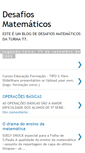 Mobile Screenshot of desafiosmatematicos1.blogspot.com