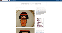 Desktop Screenshot of creativecrossstitch.blogspot.com