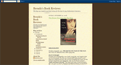 Desktop Screenshot of brendabookreview.blogspot.com