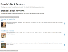 Tablet Screenshot of brendabookreview.blogspot.com