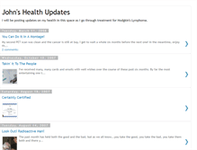 Tablet Screenshot of johnshealthupdates.blogspot.com