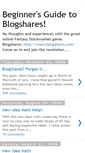 Mobile Screenshot of beginnersguide2blogshares.blogspot.com