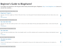 Tablet Screenshot of beginnersguide2blogshares.blogspot.com