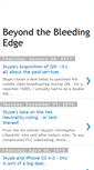 Mobile Screenshot of beyondthebleedingedge.blogspot.com