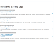 Tablet Screenshot of beyondthebleedingedge.blogspot.com