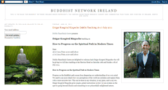 Desktop Screenshot of buddhistnetworkireland.blogspot.com