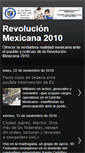 Mobile Screenshot of mexico-revolucion2010.blogspot.com