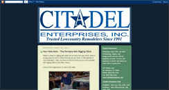 Desktop Screenshot of citadelenterprises.blogspot.com