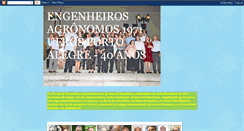 Desktop Screenshot of 40anosagronomos1971ufrgs.blogspot.com