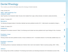 Tablet Screenshot of dentalrheology.blogspot.com