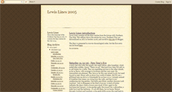 Desktop Screenshot of lewislines2005.blogspot.com