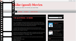 Desktop Screenshot of ilikegoodmovies.blogspot.com