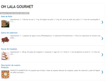 Tablet Screenshot of ohlalagourmet.blogspot.com