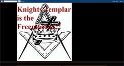 Desktop Screenshot of knightstemplarandfreemasons.blogspot.com