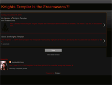 Tablet Screenshot of knightstemplarandfreemasons.blogspot.com