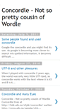 Mobile Screenshot of concordle.blogspot.com