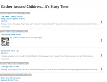 Tablet Screenshot of gatheraroundchildrenitsstorytime.blogspot.com