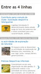 Mobile Screenshot of entreas4linhas.blogspot.com