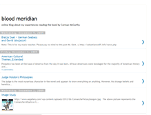 Tablet Screenshot of bloodmeridianproject.blogspot.com
