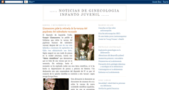Desktop Screenshot of noticiasdeginecologiainfantojuvenil.blogspot.com