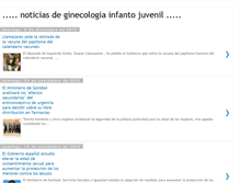 Tablet Screenshot of noticiasdeginecologiainfantojuvenil.blogspot.com