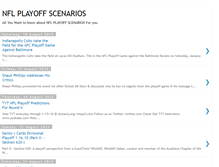 Tablet Screenshot of nfl-playoffscenarios.blogspot.com