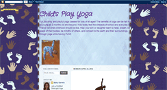 Desktop Screenshot of childsplayyoga.blogspot.com