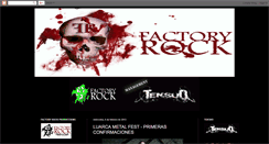 Desktop Screenshot of factoryrock.blogspot.com