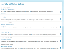 Tablet Screenshot of easynoveltybirthdaycakes.blogspot.com