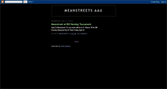 Desktop Screenshot of meanstreetaau.blogspot.com