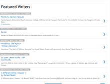 Tablet Screenshot of featuredwriters.blogspot.com