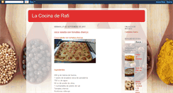 Desktop Screenshot of lacocinaderafi.blogspot.com