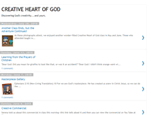 Tablet Screenshot of creativeheartofgod.blogspot.com