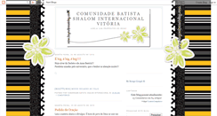 Desktop Screenshot of cbshalomvitoria.blogspot.com