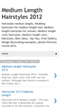 Mobile Screenshot of mediumlengthhairstyles2012.blogspot.com