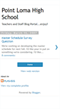Mobile Screenshot of pointlomahs.blogspot.com