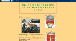 Desktop Screenshot of clubedecacadoresdaencostadesantaluzia.blogspot.com