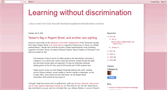 Desktop Screenshot of learningwithoutdiscrimination.blogspot.com