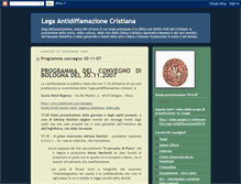 Tablet Screenshot of legaantidiffamazionecristiana.blogspot.com