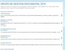 Tablet Screenshot of gestiondocumental10.blogspot.com