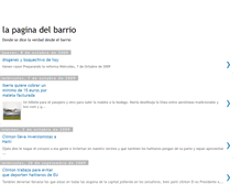 Tablet Screenshot of lapaginadelbarrio.blogspot.com