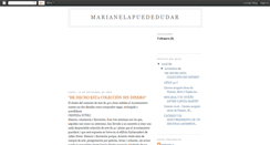 Desktop Screenshot of marianelapuededudar.blogspot.com
