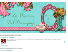 Tablet Screenshot of laventanadeldecoupage.blogspot.com