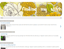 Tablet Screenshot of findingmystitch.blogspot.com