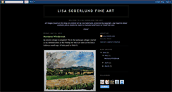 Desktop Screenshot of lisasoderlundfineart.blogspot.com