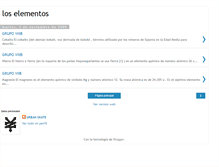Tablet Screenshot of loselementosquimicos.blogspot.com