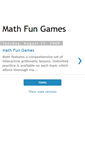 Mobile Screenshot of mathfungames.blogspot.com
